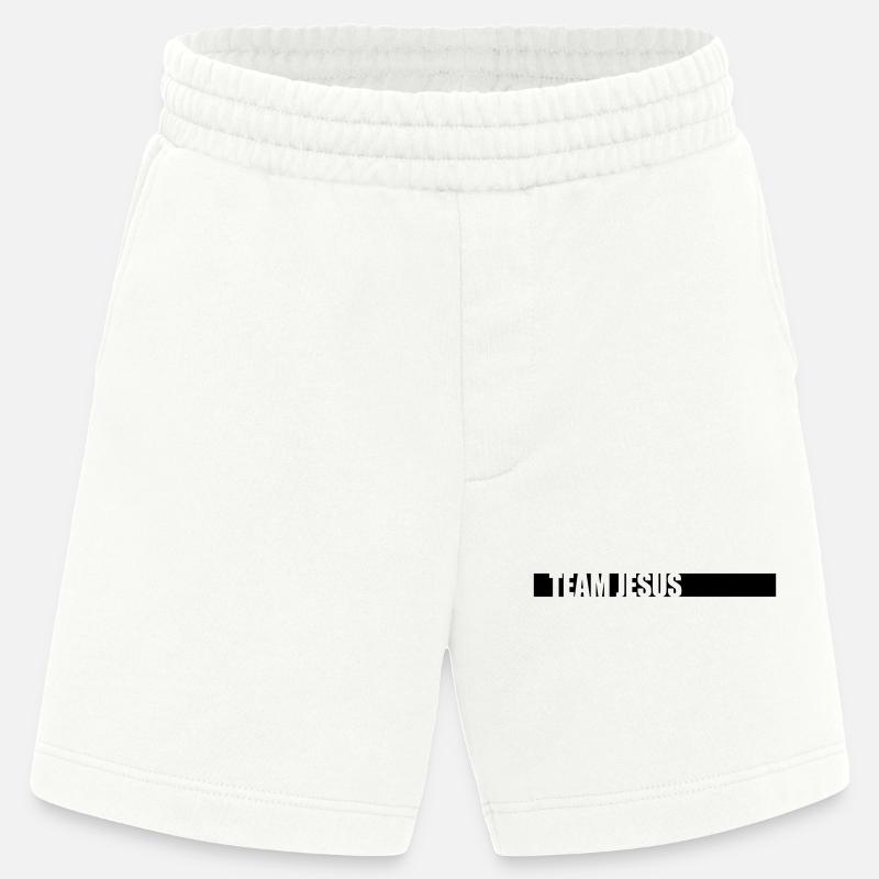Beam Équipe Jésus - Short bio épais fabriqué en UE - OFF WHITE