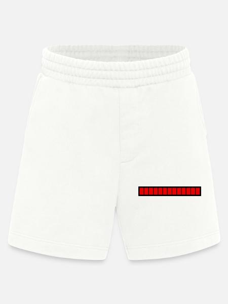 Rectangle loading bar Black Red (100%) - Heavyweight Shorts - made by SPREAD - OFF WHITE