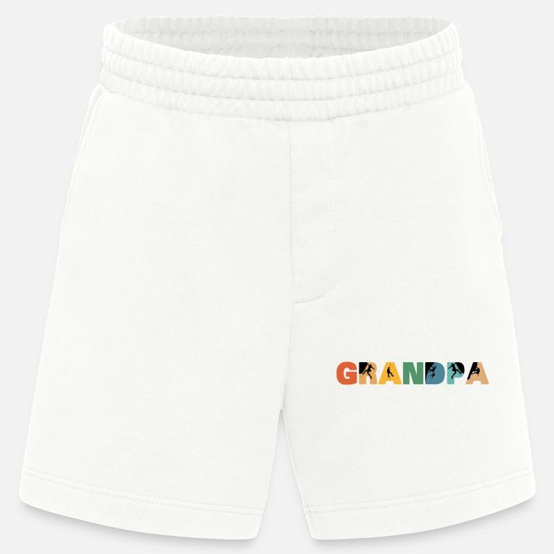 Grimpeur Papi Alpiniste Papi - Short bio épais fabriqué en UE - OFF WHITE