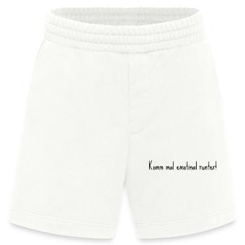 komm mal emotional runter - Heavyweight Shorts - made by SPREAD  - OFF WHITE - Vorne