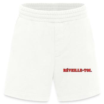Wake up - Heavyweight Shorts - made by SPREAD  - OFF WHITE - Front