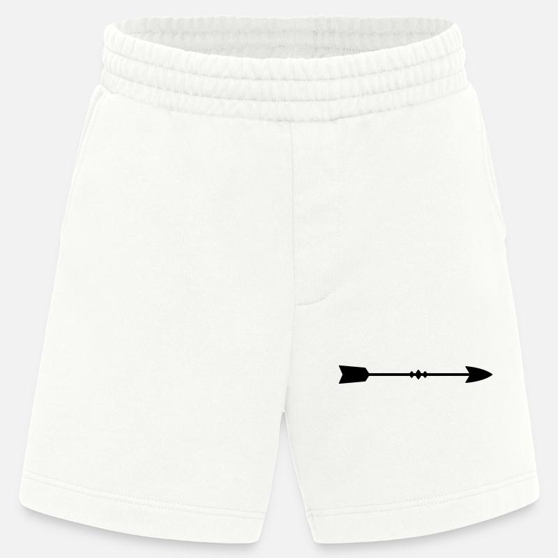 arrow - Heavyweight Shorts - made by SPREAD - OFF WHITE