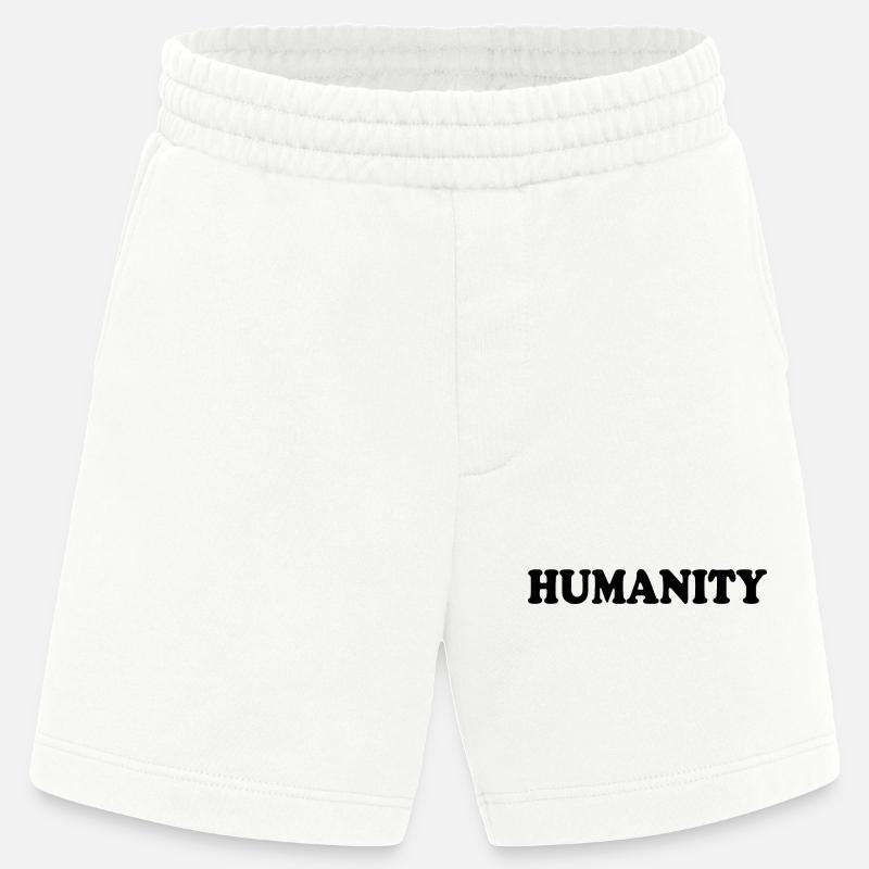 Humanity - Heavyweight Shorts - made by SPREAD - OFF WHITE
