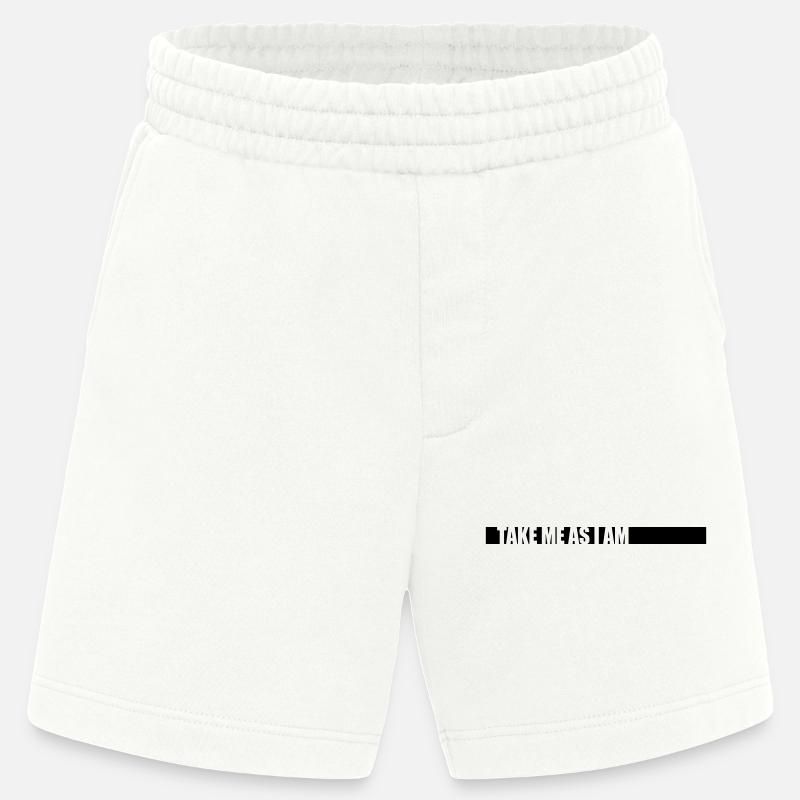 Logo Emmenez-moi - Short bio épais fabriqué en UE - OFF WHITE
