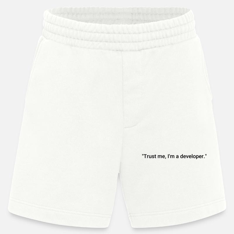 Trust me, I'm a developer. - Heavyweight Shorts - made by SPREAD  - OFF WHITE