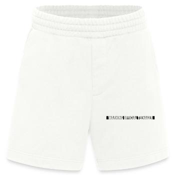 warning official teenage quote - Heavyweight Shorts - made by SPREAD  - OFF WHITE - Front