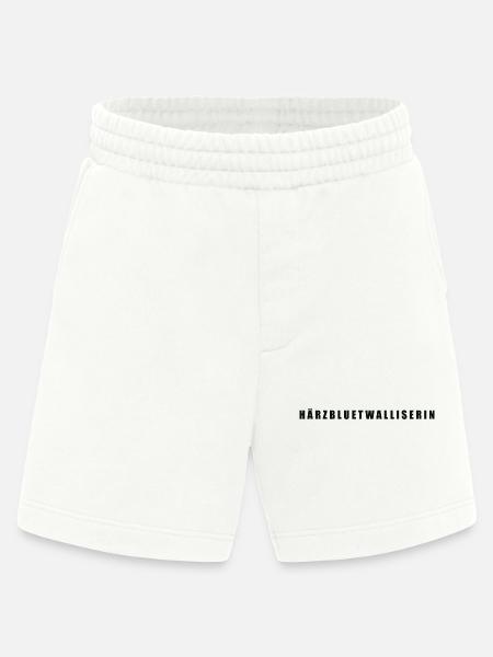 Härzbluetwalliserin Walliserin - Heavyweight Shorts - made by SPREAD - OFF WHITE
