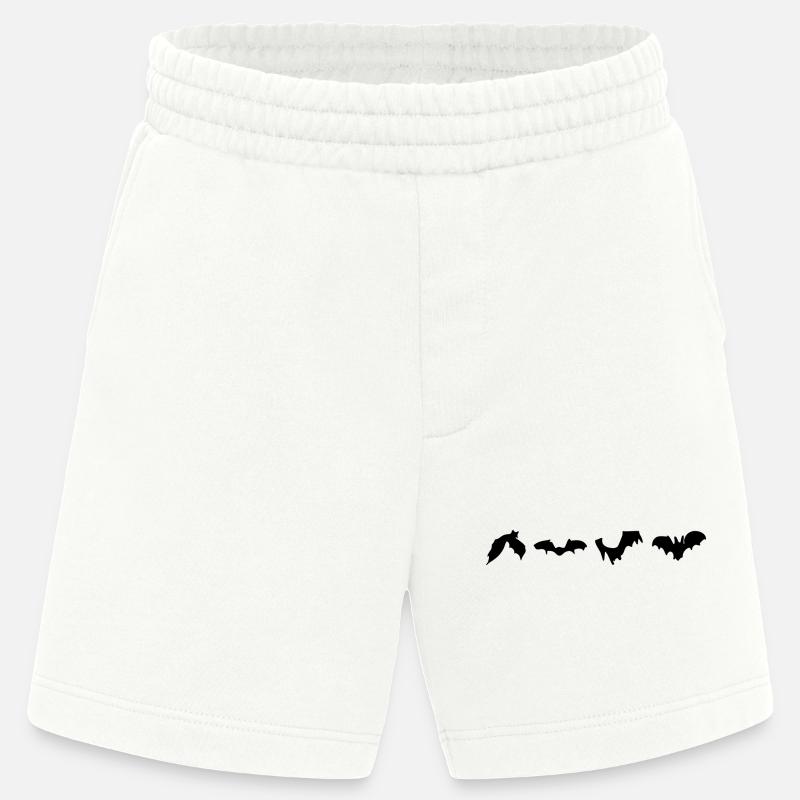 bats - Short bio épais fabriqué en UE - OFF WHITE