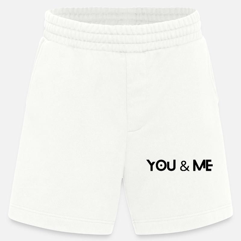 VOUS & MOI - Short bio épais fabriqué en UE - OFF WHITE