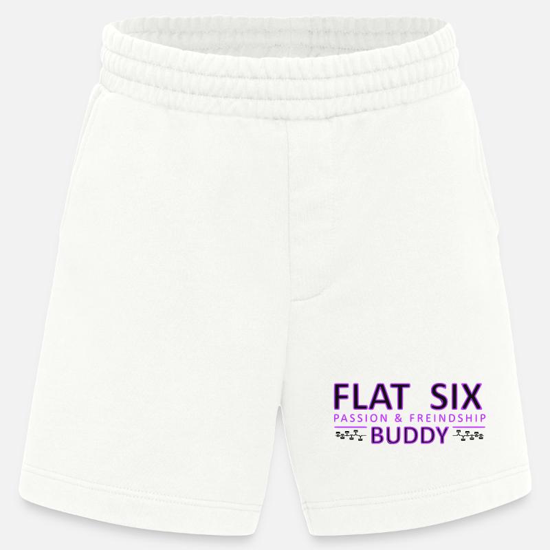 Flat SIX Buddy - Heavyweight Shorts - made by SPREAD  - OFF WHITE
