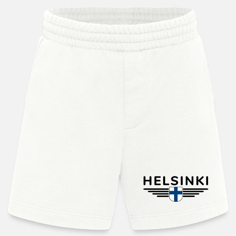 Helsinki Design – Nordic Elegance - Heavyweight Shorts - made by SPREAD  - OFF WHITE