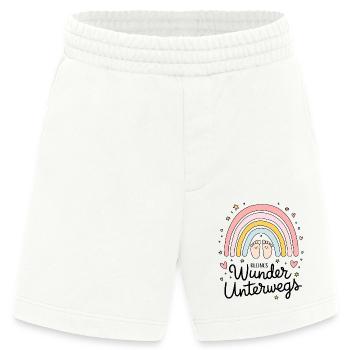 Schwangerschaft Baby Bauch - Kleines Wunder - Heavyweight Shorts - made by SPREAD  - OFF WHITE - Vorne