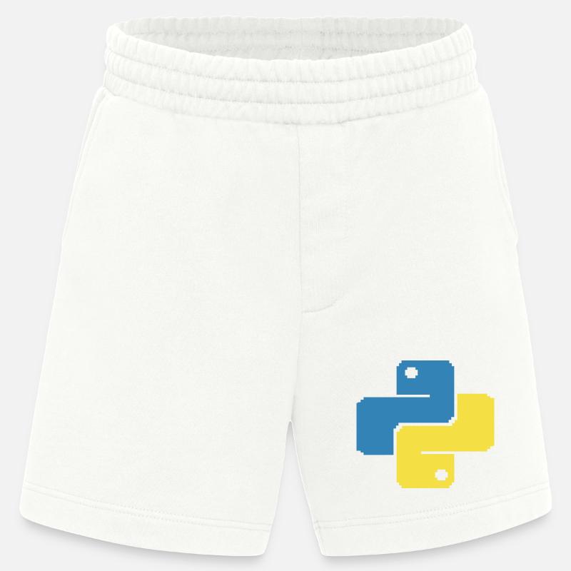 Python Pixelart - Heavyweight Shorts - made by SPREAD  - OFF WHITE