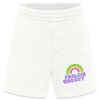 Feeling groovige 70er-Jahre-Dikothek-Disco-Musik - Heavyweight Shorts - made by SPREAD  - OFF WHITE - Vorne