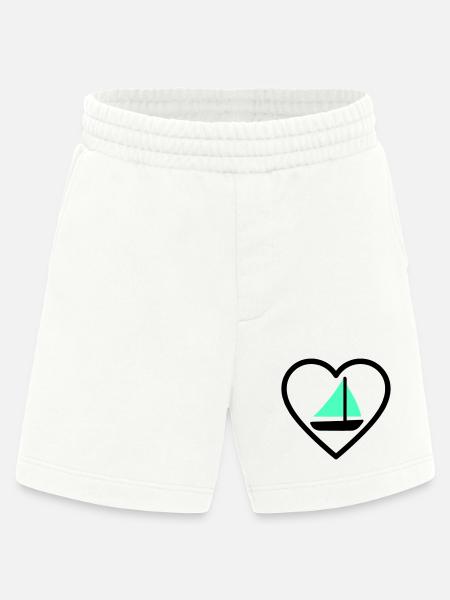 Cuore Vela – Passione Navigazione - Heavyweight Shorts - made by SPREAD - OFF WHITE