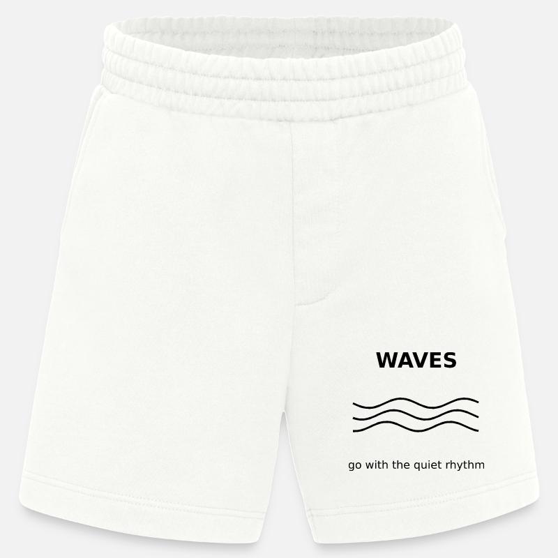 Waves - Heavyweight Shorts - made by SPREAD  - OFF WHITE