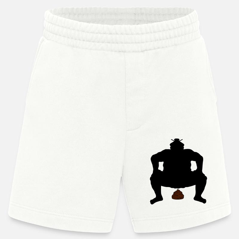 Sumo Ringer Häufchen - Heavyweight Shorts - made by SPREAD  - OFF WHITE