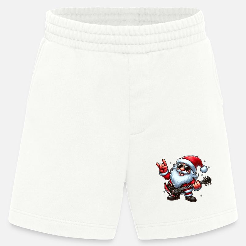 santa rock 2 - Short bio épais fabriqué en UE - OFF WHITE