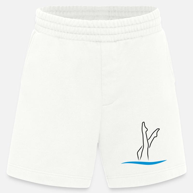 Nage synchrone - Short bio épais fabriqué en UE - OFF WHITE