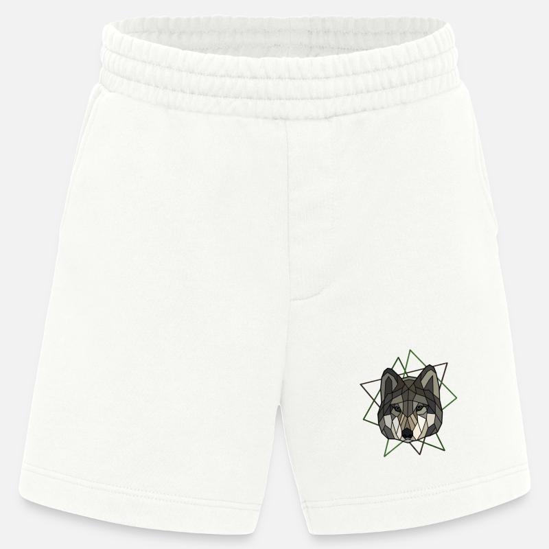 Wolf - Short bio épais fabriqué en UE - OFF WHITE