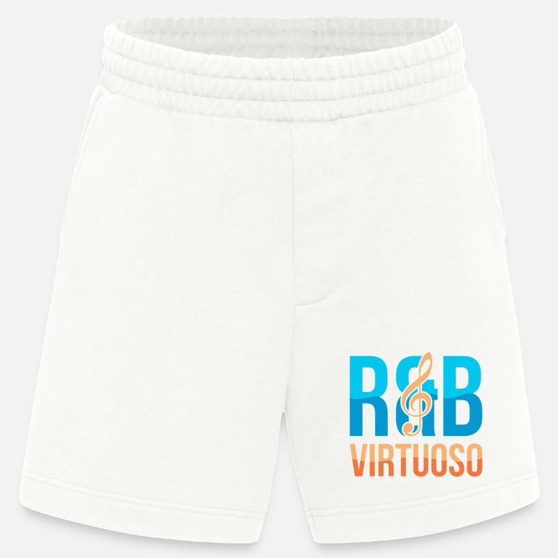 RnB Musikvirtuose E1 Deep Blue - Heavyweight Shorts - made by SPREAD  - OFF WHITE