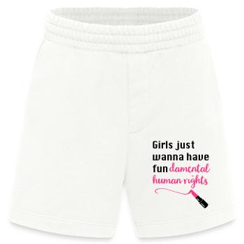 Frauenrechte - Heavyweight Shorts - made by SPREAD  - OFF WHITE - Vorne