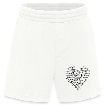 Familie Herz - Heavyweight Shorts - made by SPREAD  - OFF WHITE - Vorne
