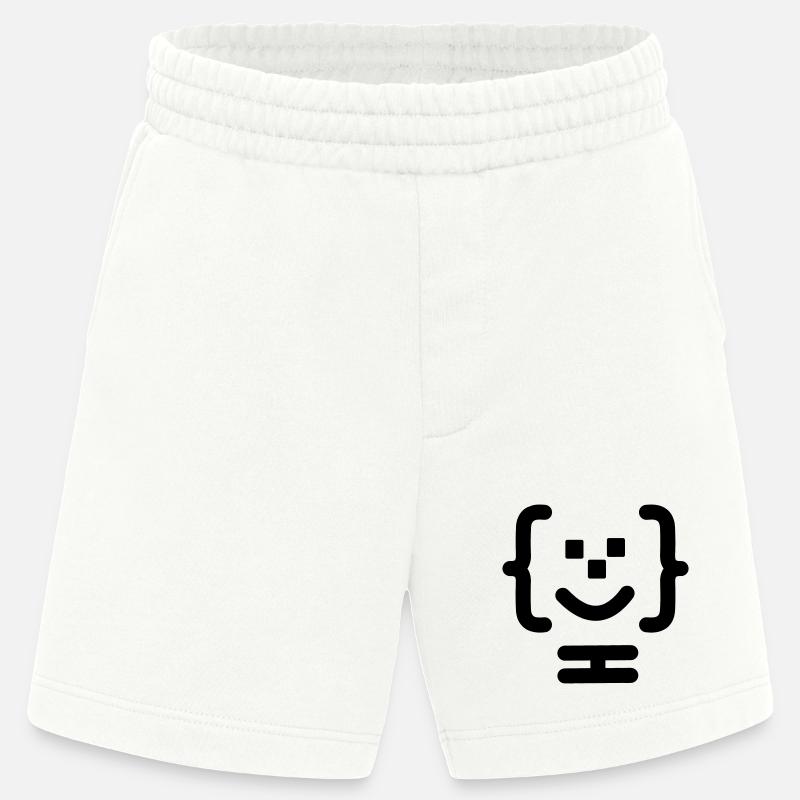 Code-Logo des Hauptprogrammierers - Heavyweight Shorts - made by SPREAD  - OFF WHITE
