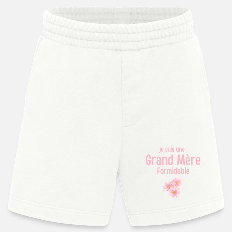 Ich bin eine Urgroßmutter - Heavyweight Shorts - made by SPREAD  - OFF WHITE