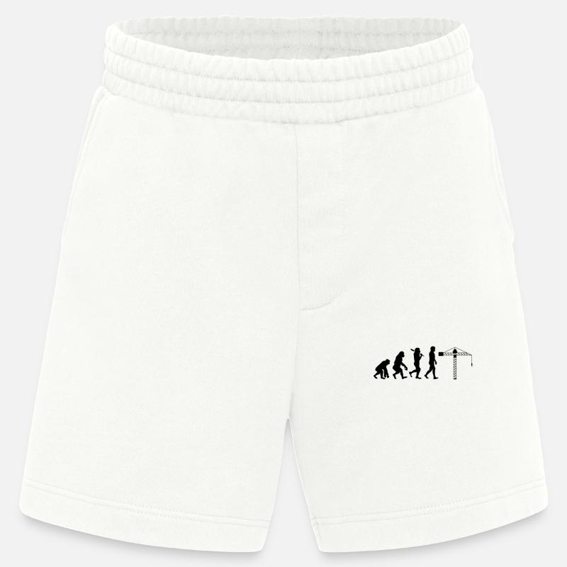Kranführer Evolution schwarz - Heavyweight Shorts - made by SPREAD  - OFF WHITE