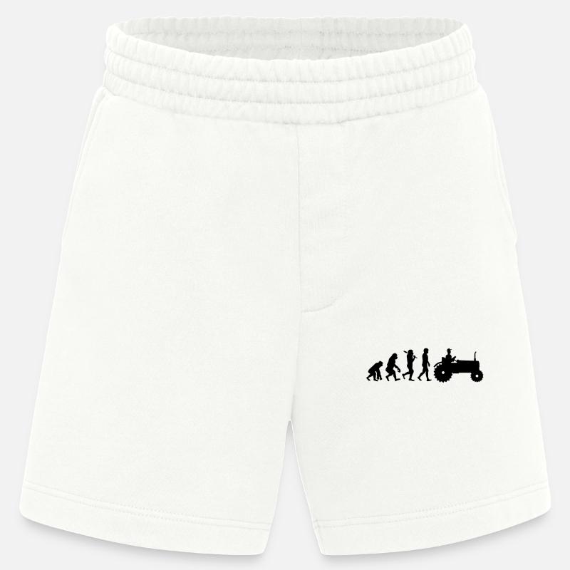 Landwirt Evolution - Heavyweight Shorts - made by SPREAD  - OFF WHITE