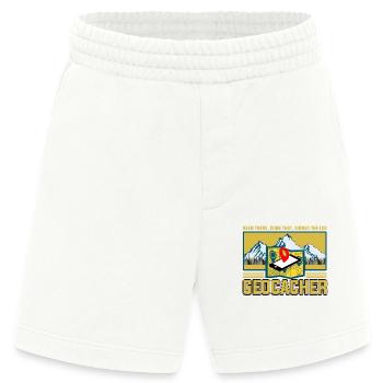 geocaching - Heavyweight Shorts - made by SPREAD  - OFF WHITE - Vorne