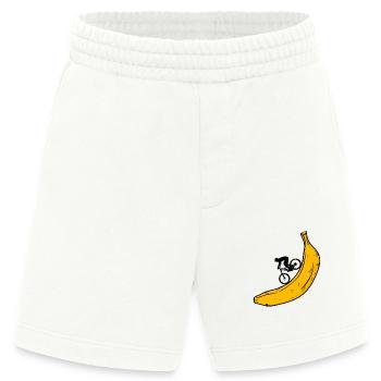 Banana Downhill Mountainbiker - Heavyweight Shorts - made by SPREAD  - OFF WHITE - Vorne