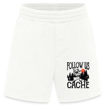 Follow Us To The Cache - Heavyweight Shorts - made by SPREAD  - OFF WHITE - Vorne