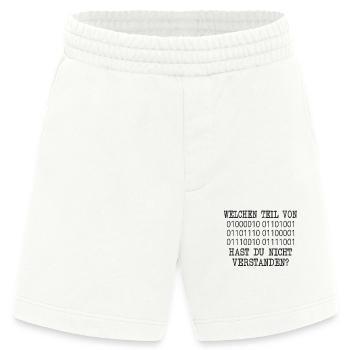 lustige admin Programmierer Linux IT Geschenkidee - Heavyweight Shorts - made by SPREAD  - OFF WHITE - Vorne