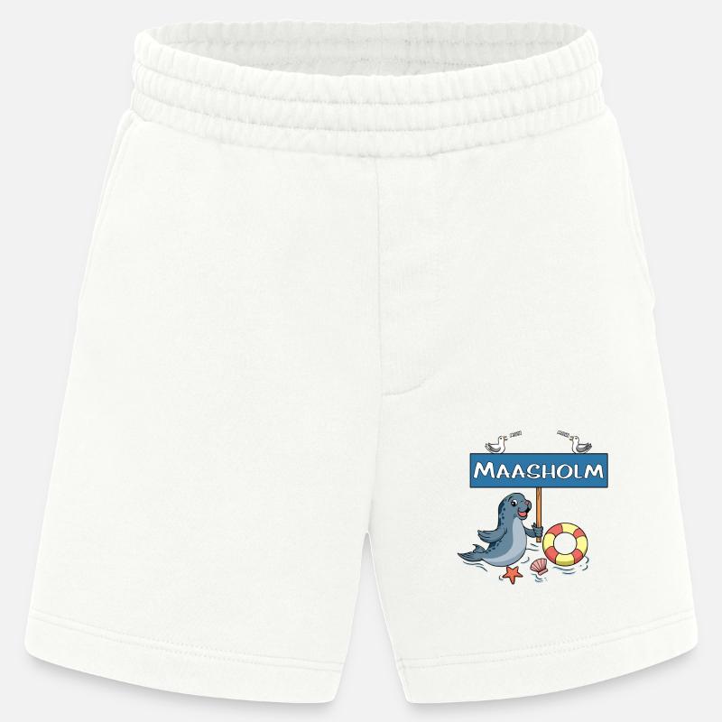 Moin Moin - Gemeinde Maasholm - Heavyweight Shorts - made by SPREAD  - OFF WHITE