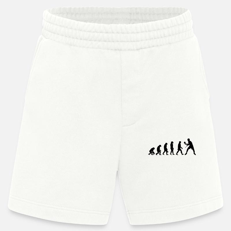 Évolution Du Ping Pong - Short bio épais fabriqué en UE - OFF WHITE