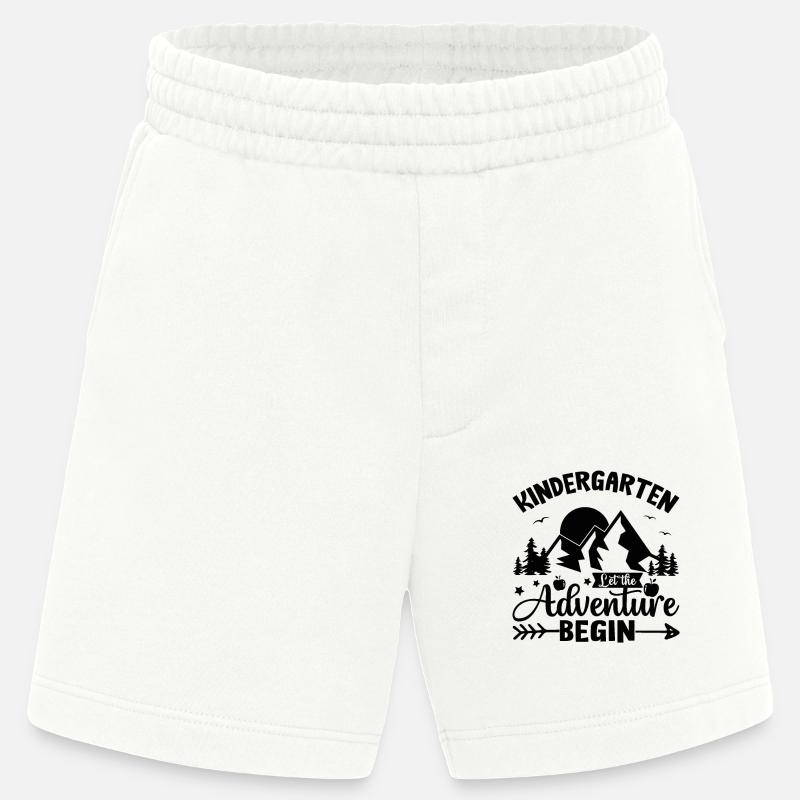 Kindergarten Das Abenteuer beginnt - Heavyweight Shorts - made by SPREAD  - OFF WHITE