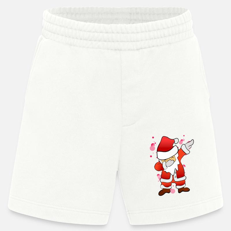 Dabbing Nikolaus - Heavyweight Shorts - made by SPREAD  - OFF WHITE
