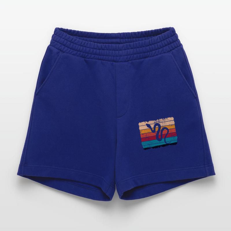 Snake Retro Reptile Python Gift idea Heavyweight Shorts - made by SPREAD 