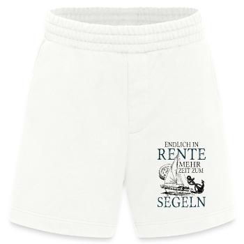 Rente Ruhestand segeln - Heavyweight Shorts - made by SPREAD  - OFF WHITE - Vorne