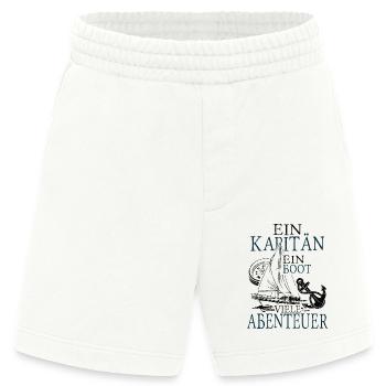 Segeln viele abenteuer - Heavyweight Shorts - made by SPREAD  - OFF WHITE - Vorne