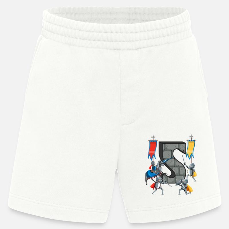 Mittelalterliche Ritter Mittelalter Geschichte - Heavyweight Shorts - made by SPREAD  - OFF WHITE