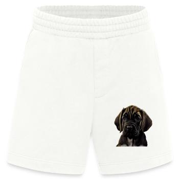 Dogge Doggen Hund Hunde Deutsche Dogge - Heavyweight Shorts - made by SPREAD  - OFF WHITE - Vorne
