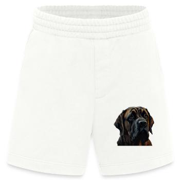 Dogge Doggen Hund Hunde Deutsche Dogge - Heavyweight Shorts - made by SPREAD  - OFF WHITE - Vorne