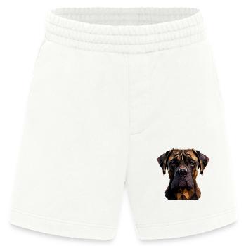 Dogge Doggen Hund Hunde Deutsche Dogge - Heavyweight Shorts - made by SPREAD  - OFF WHITE - Vorne