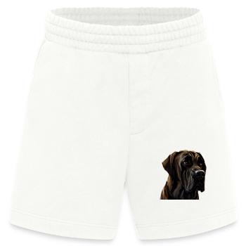Dogge Doggen Hund Hunde Deutsche Dogge - Heavyweight Shorts - made by SPREAD  - OFF WHITE - Vorne