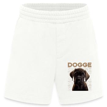 Dogge Doggen Hund Hunde Deutsche Dogge - Heavyweight Shorts - made by SPREAD  - OFF WHITE - Vorne