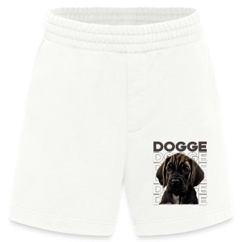 Dogge Doggen Hund Hunde Deutsche Dogge - Heavyweight Shorts - made by SPREAD  - OFF WHITE - Vorne