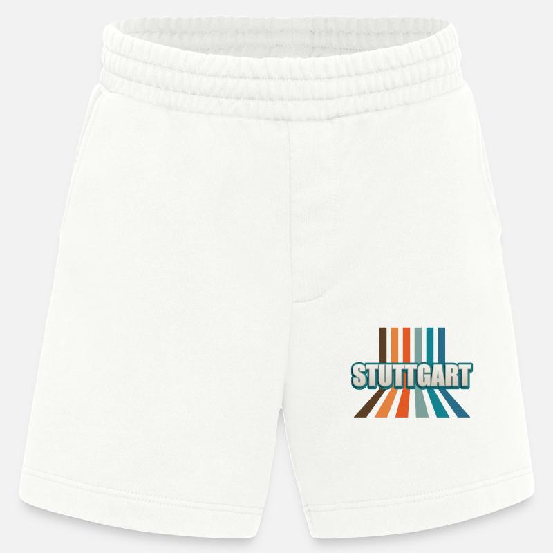 Stuttgartererin Stuttgarterer Stuttgarter - Heavyweight Shorts - made by SPREAD  - OFF WHITE